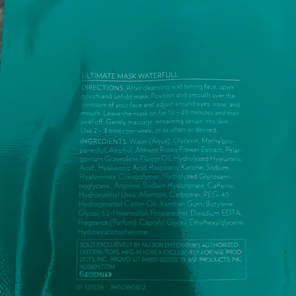 Nu Skin face sheet masks - Picture 2 of 2